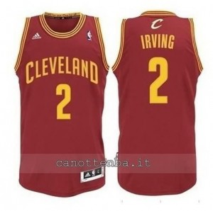 maglia kyrie irving #2 cleveland cavaliers revolution 30 rosso