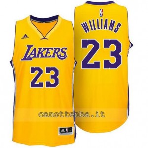 maglia lou williams #23 los angeles lakers giallo