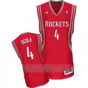 maglia louis scola #4 houston rockets revolution 30 rosso