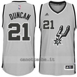 maglia manu ginobili #21 san antonio spurs 2014-2015 grigio