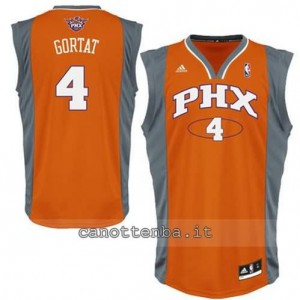 maglia marcin gortat #4 phoenix suns revolution 30l arancia