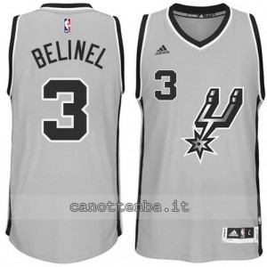 maglia marco belinelli #3 san antonio spurs 2014-2015 grigio