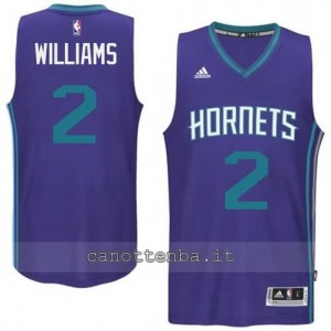 maglia marvin williams #2 charlotte hornets 2015 porpora