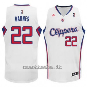 maglia matt barnes #22 los angeles clippers revolution 30 bianca