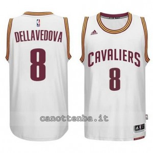 maglia matthew dellavedova #8 cleveland cavaliers 2014-2015 bianca