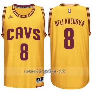 maglia matthew dellavedova #8 cleveland cavaliers 2014-2015 giallo