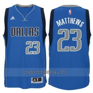 maglia matthews #23 philadelphia 76ers classico blu