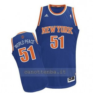 maglia metta world peace #51 new york knicks blu