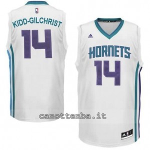 maglia michael kidd-gilchrist #14 charlotte hornets bianca