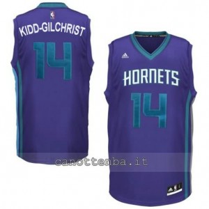 maglia michael kidd-gilchrist #14 charlotte hornets porpora