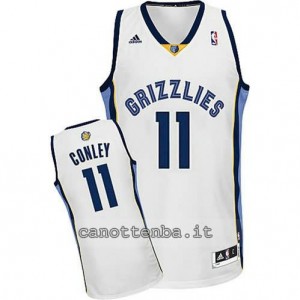 maglia mike conley #11 memphis grizzlies revolution 30 bianca