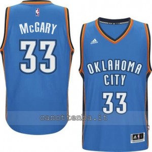 maglia mitch McGary #33 oklahoma city thunder 2014-2015 blu