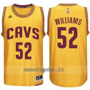 maglia mo williams #52 cleveland cavaliers 2014-2015 giallo