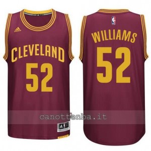 maglia mo williams #52 cleveland cavaliers 2014-2015 rosso