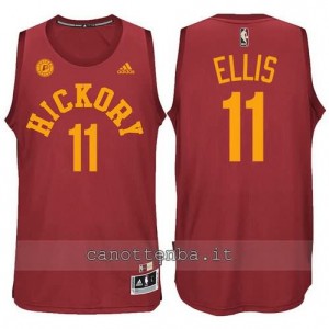maglia monta ellis #11 indiana pacers hickory rosso