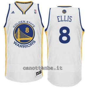 maglia monta ellis #8 golden state warriors revolution 30 bianca