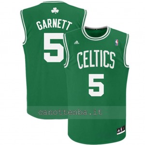 maglia nba bambino boston celtics kevin garnett #5 verde
