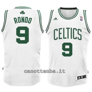 maglia nba bambino boston celtics rajon rondo #9 bianca