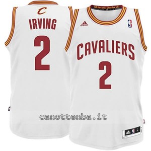 maglia nba bambino cleveland cavaliers kyrie irving #2 bianca