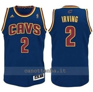 maglia nba bambino cleveland cavaliers kyrie irving #2 blu