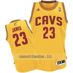 maglia nba bambino cleveland cavaliers lebron james #23 giallo