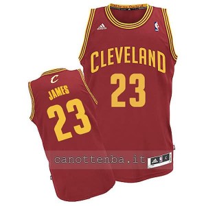 maglia nba bambino cleveland cavaliers lebron james #23 rosso