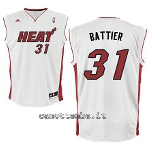 maglia nba bambino miami heat shane battier #31 bianca