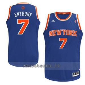 maglia nba bambino new york knicks carmelo anthony #7 blu