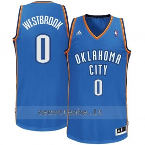 maglia nba bambino oklahoma city thunder russell westbrook #0 blu