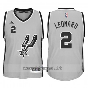 maglia nba bambino san antonio spurs kawhi leonard #2 grigio