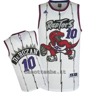 maglia nba bambino toronto raptors DeMar DeRozan #10 bianca