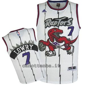 maglia nba bambino toronto raptors kyle lowry #7 bianca