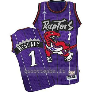 maglia nba bambino toronto raptors tracy McGrady #1 porpora