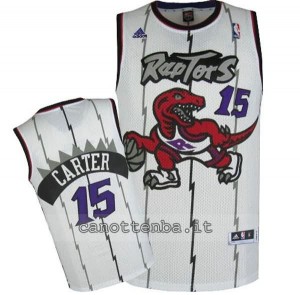 maglia nba bambino toronto raptors vince carter #15 bianca