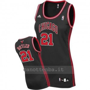maglia nba donna chicago bulls jimmy butler #21 nero