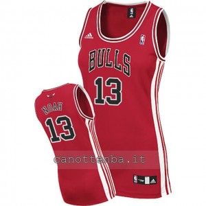 maglia nba donna chicago bulls joakim noah #13 rosso