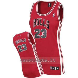 maglia nba donna chicago bulls michael jordan #23 rosso