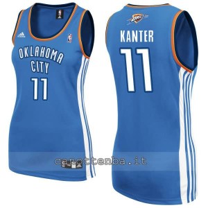 maglia nba donna oklahoma city thunder enes kanter #11 blu