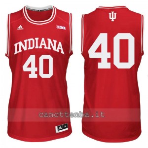 maglia ncaa indiana hoosiers cody zeller #40 rosso