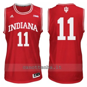 maglia ncaa indiana hoosiers isiah thomas #11 rosso