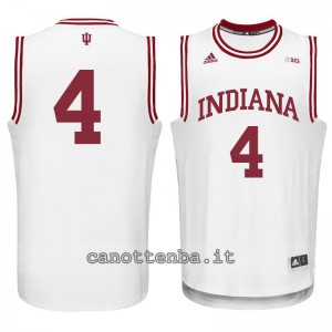 maglia ncaa indiana hoosiers victor oladipo #4 bianca