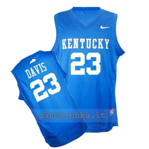 maglia ncaa kentucky wildcats anthony davis #23 blu