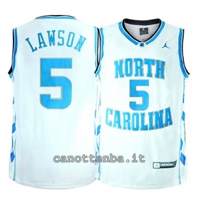 maglia ncaa north carolina tar heels tyler hansbrough #50 bianca