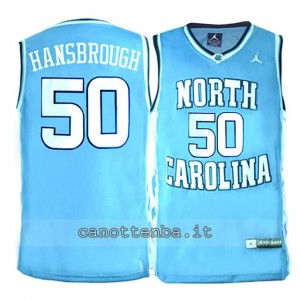 maglia ncaa north carolina tar heels tyler hansbrough #50 blu