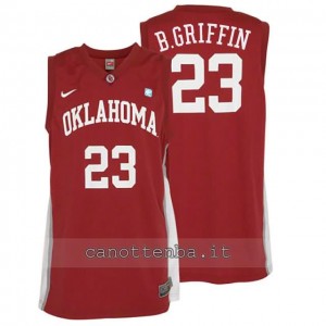 maglia ncaa oklahoma sooners blake griffin #23 rosso