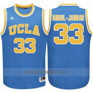 maglia ncaa ucla bruins kareem abdul-jabbar #33 blu