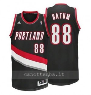 maglia nicolas batum #88 portland trail blazers revolution 30 nero