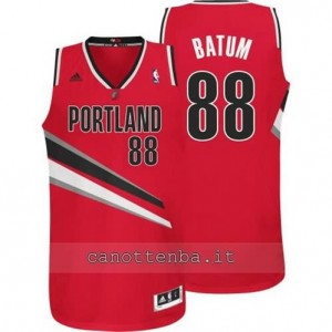 maglia nicolas batum #88 portland trail blazers revolution 30 rosso