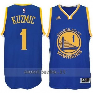 maglia ognjen kuzmic #1 golden state warriors 2014-2015 blu