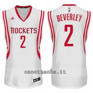 maglia patrick beverley #2 houston rockets 2014-2015 bianca